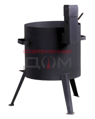 Печь для казана 10л дверца и дымоход